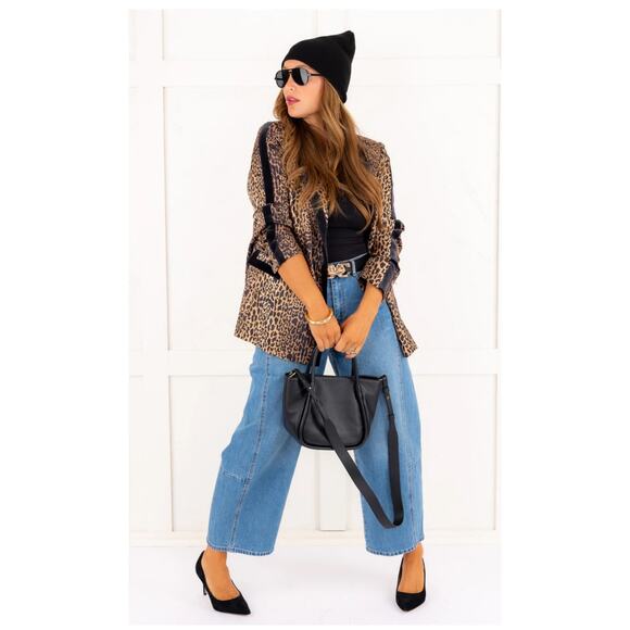 Emily McCarthy Bristol Blazer - Lady Leopard NWT size medium - Picture 1 of 9